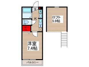 グランディール柴又の物件間取画像